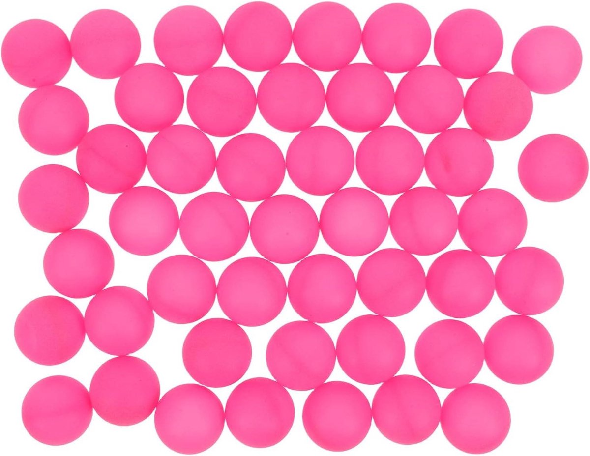 Tafeltennisballen - Pingpongballen Poolballen - Feestdecoratie - Matte afwerking - 40 mm - Roze