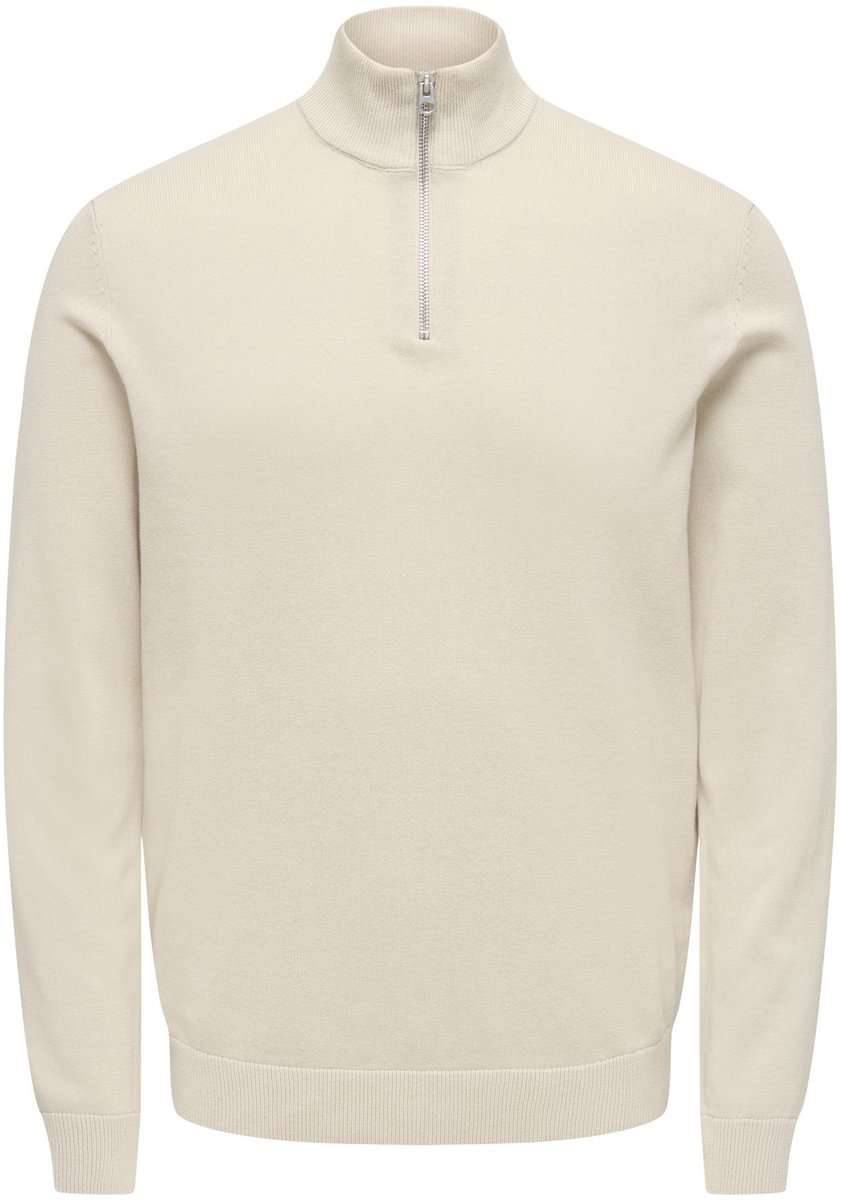 ONLY&SONS - ONSALEX REG 12 HALF ZIP KNIT - Heren - Gebreide truien