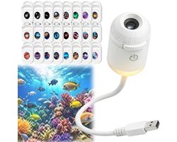 Namajunas - 24-in-1 Galaxy Projector- Nachtlampje, 24 patron