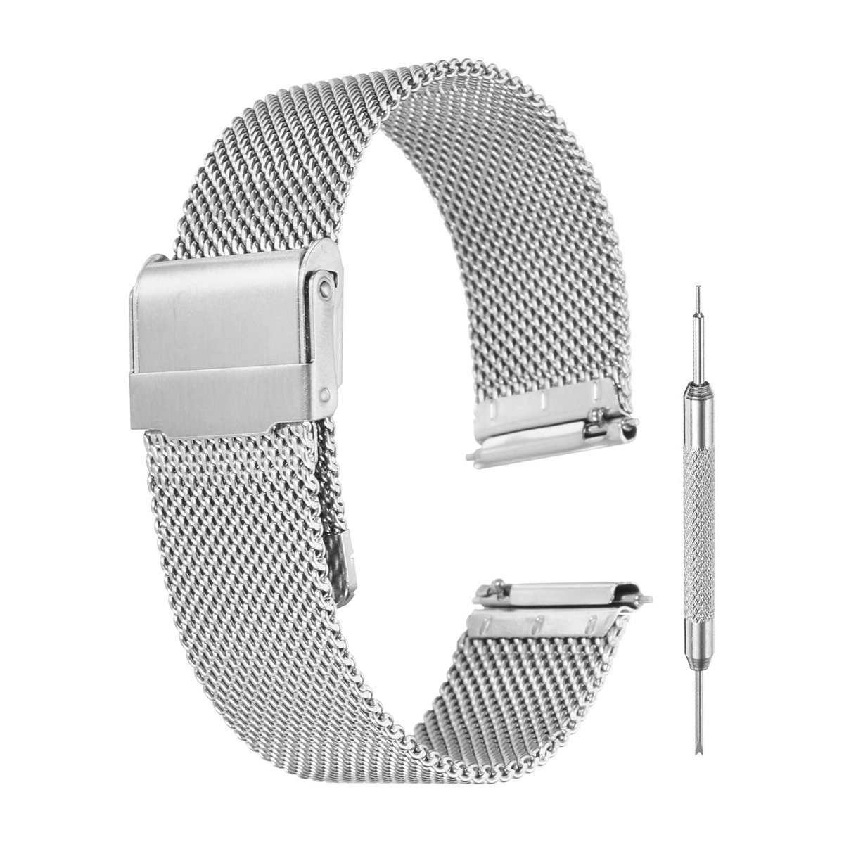 Dailygoods - Mesh Horlogeband voor Mannen en Vrouwen - Verstelbare Milanese Armband
