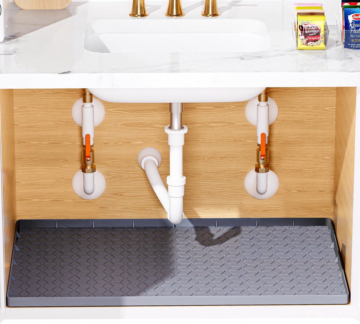Dailygoods - Onderkast Mat - Waterproof en Antislip Beschermmat voor Keuken en Badkamer