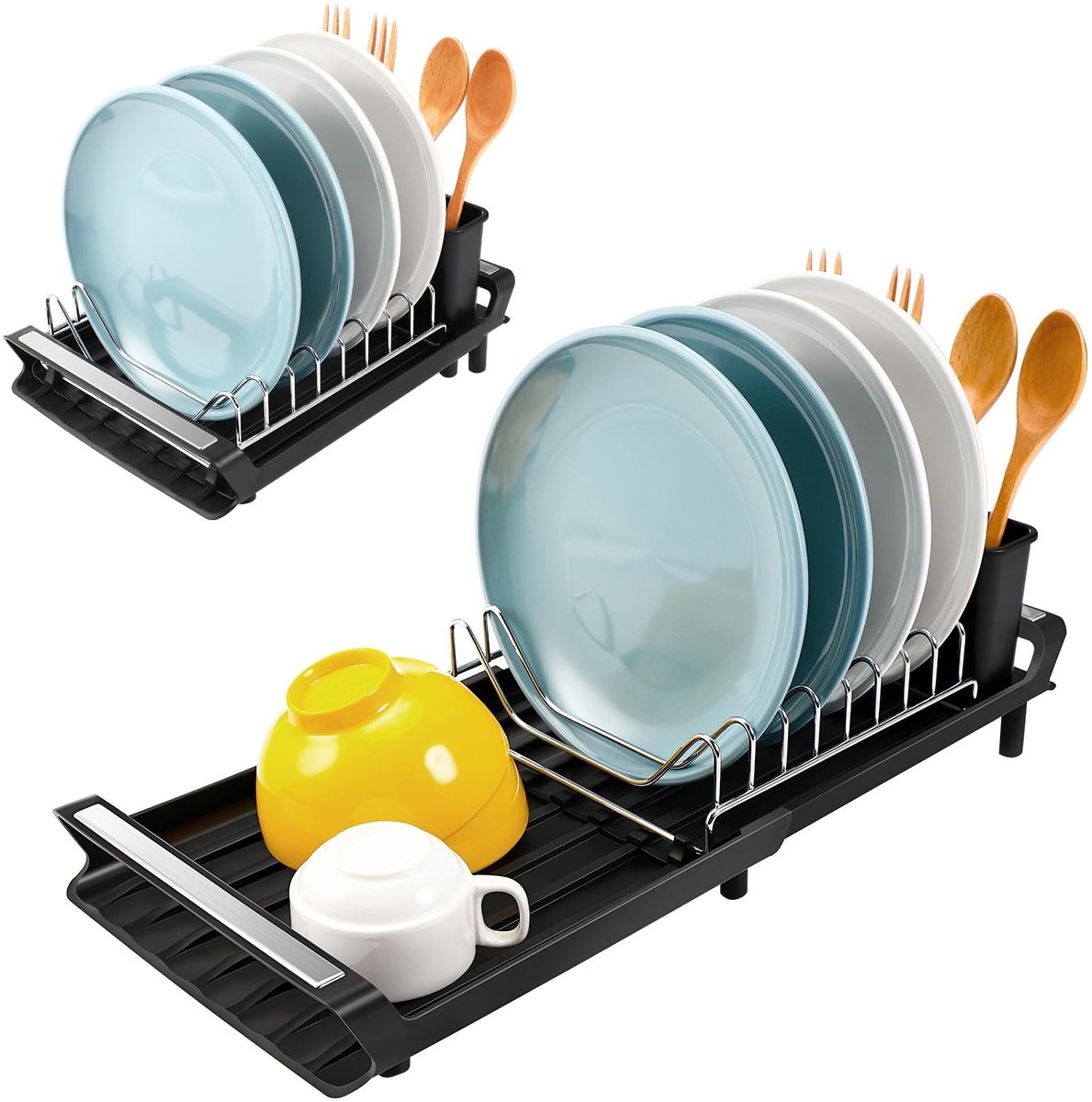 Dailygoods - Compacte en Uitschuifbare Afwasrek