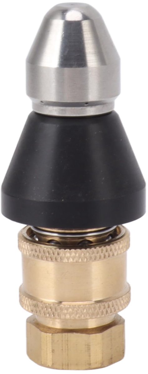 Dailygoods - Hogedruk Riool Schoonmaken Nozzle - Roterende Nozzle met 1/4 Inch Connector