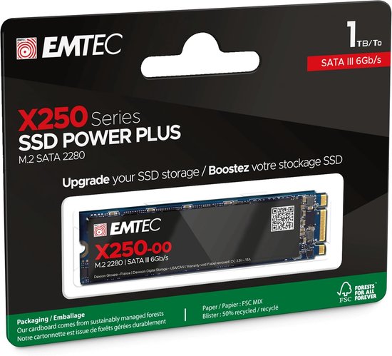 Interne SSD Harde Schijf - SATA SSD Opslag Schijf - Computer Upgrade - 3D NAND Technologie - 1 TB - Zwart — afbeelding 3