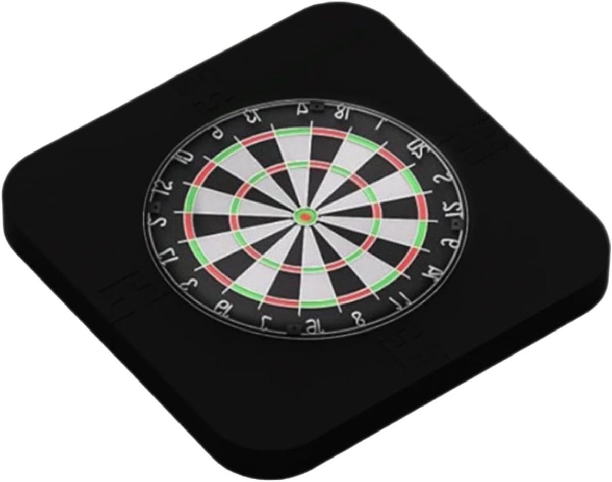 Dartbord Surround - Dartbord Achterwand - Bescherming Muren - Verdikte Cushioning Structuur - 45 cm Binnendiameter - Zwart