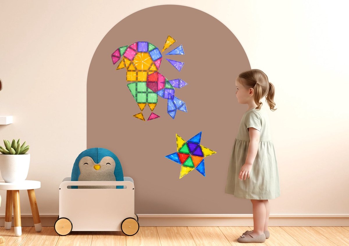 Magnetic Wall Sticker 95x75cm | Mocha Cream - RESTOCK HALF SEPTEMBER | Speelgoed +3 jaar