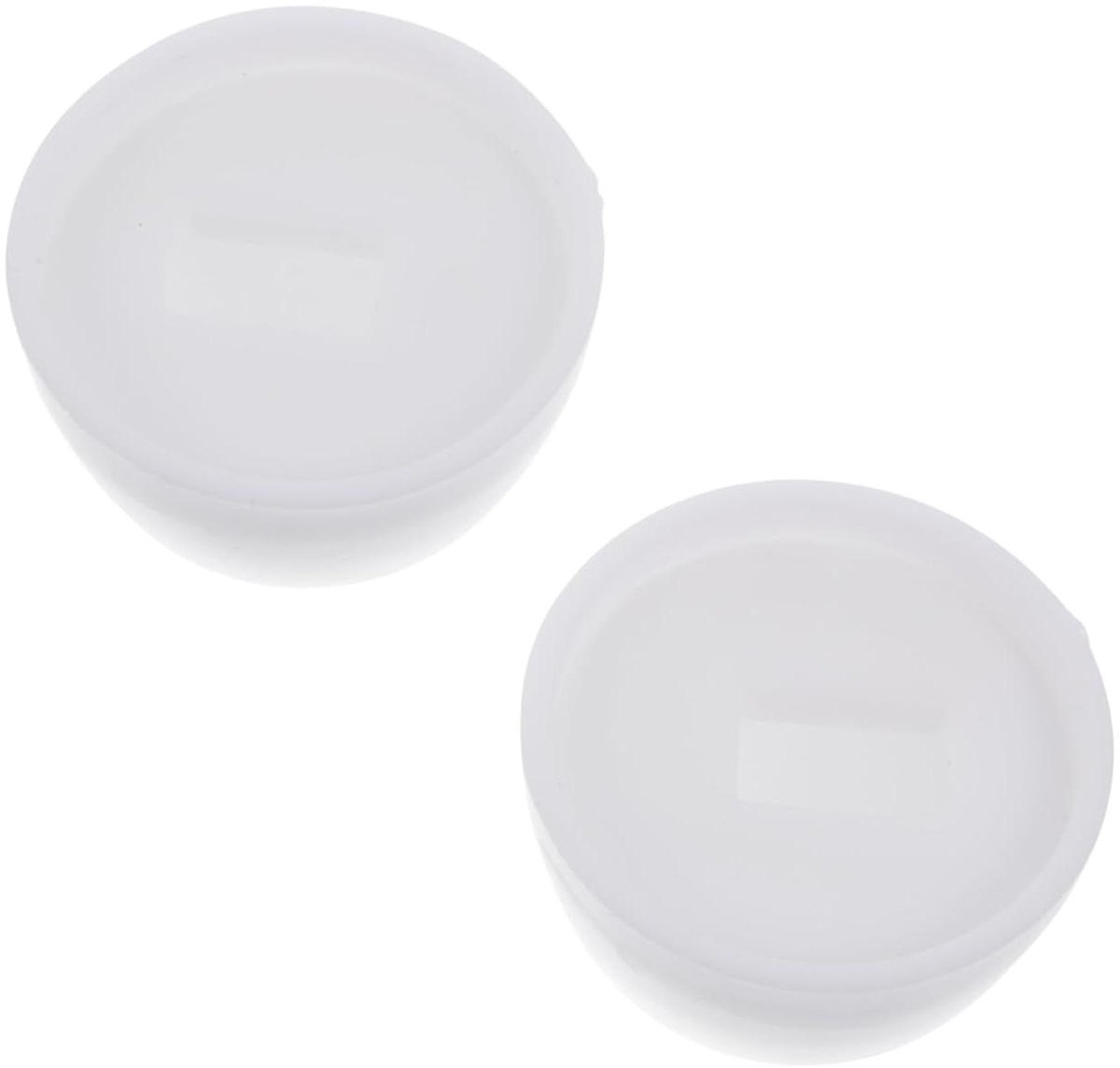Toilet Zitting Schroefdoppen - Toilet Bout Deksel - Badkamer Opknappen - Duurzaam Kunststof - 3.5x3.5cm - Wit