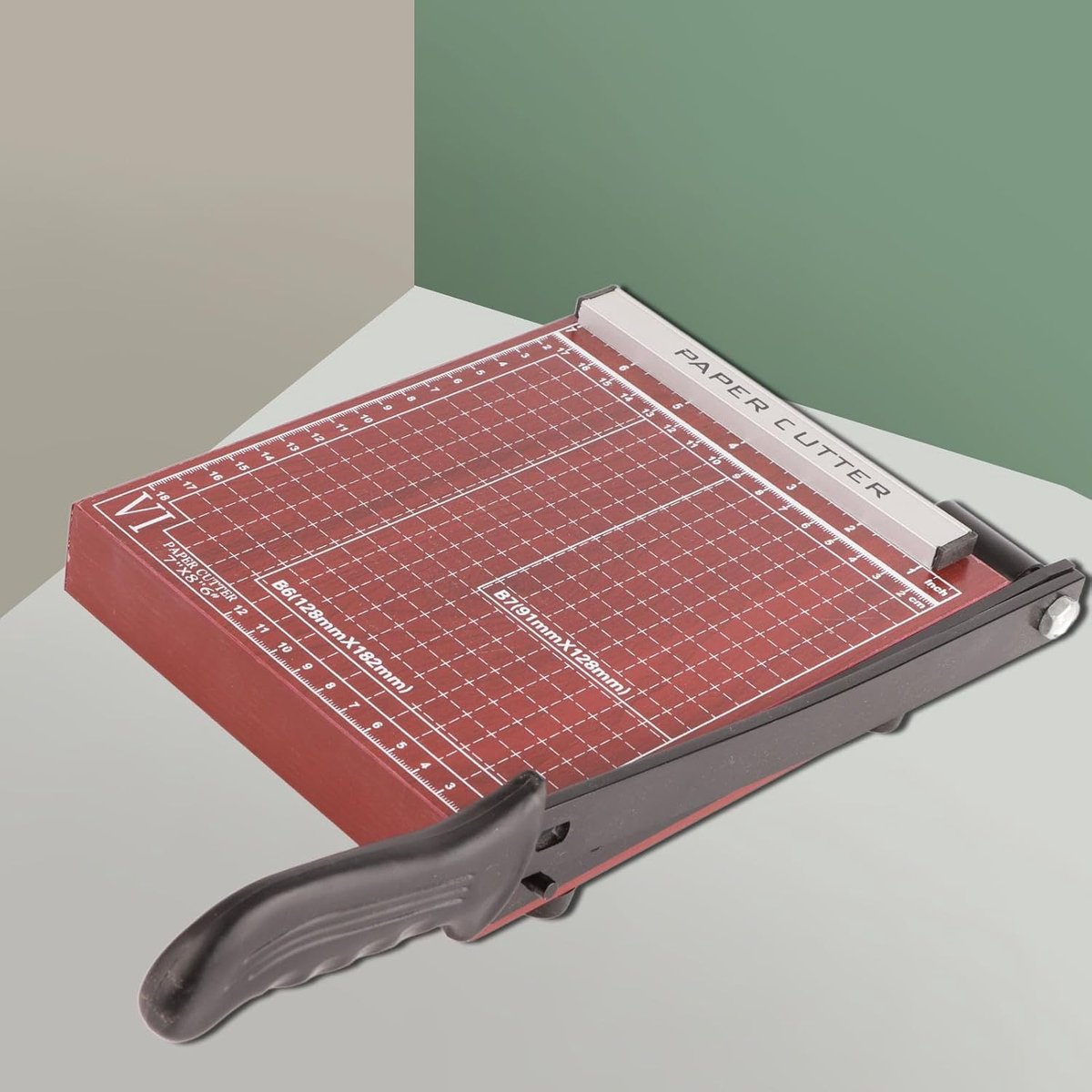 Handmatige Papiersnijder - Papier Snijmachine - Papier Snijden - Nauwkeurig en Schoon - A5 Formaat - Hout