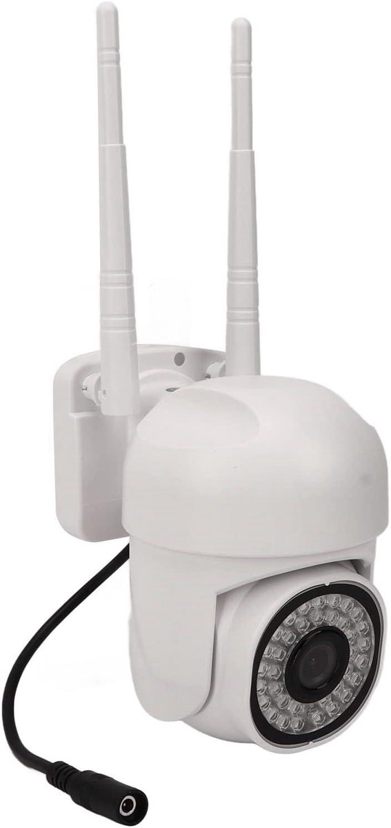 Beveiligingscamera Buiten - Draadloze Camera Wifi - Huis Beveiligen - Full Color Nachtzicht - 1080p Resolutie - Wit