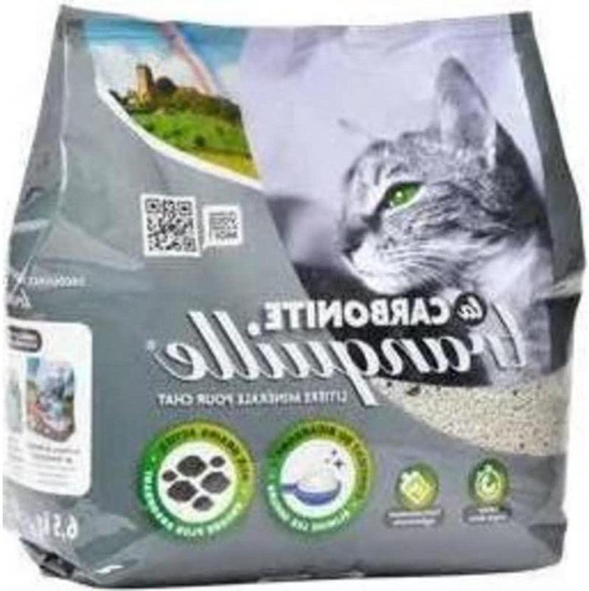Kattenbakvulling Mineraal - Kattenbakkorrels Klontvormend - Geur Absorberen - Geactiveerde Kool - 7.1 Liter - Natuurlijk