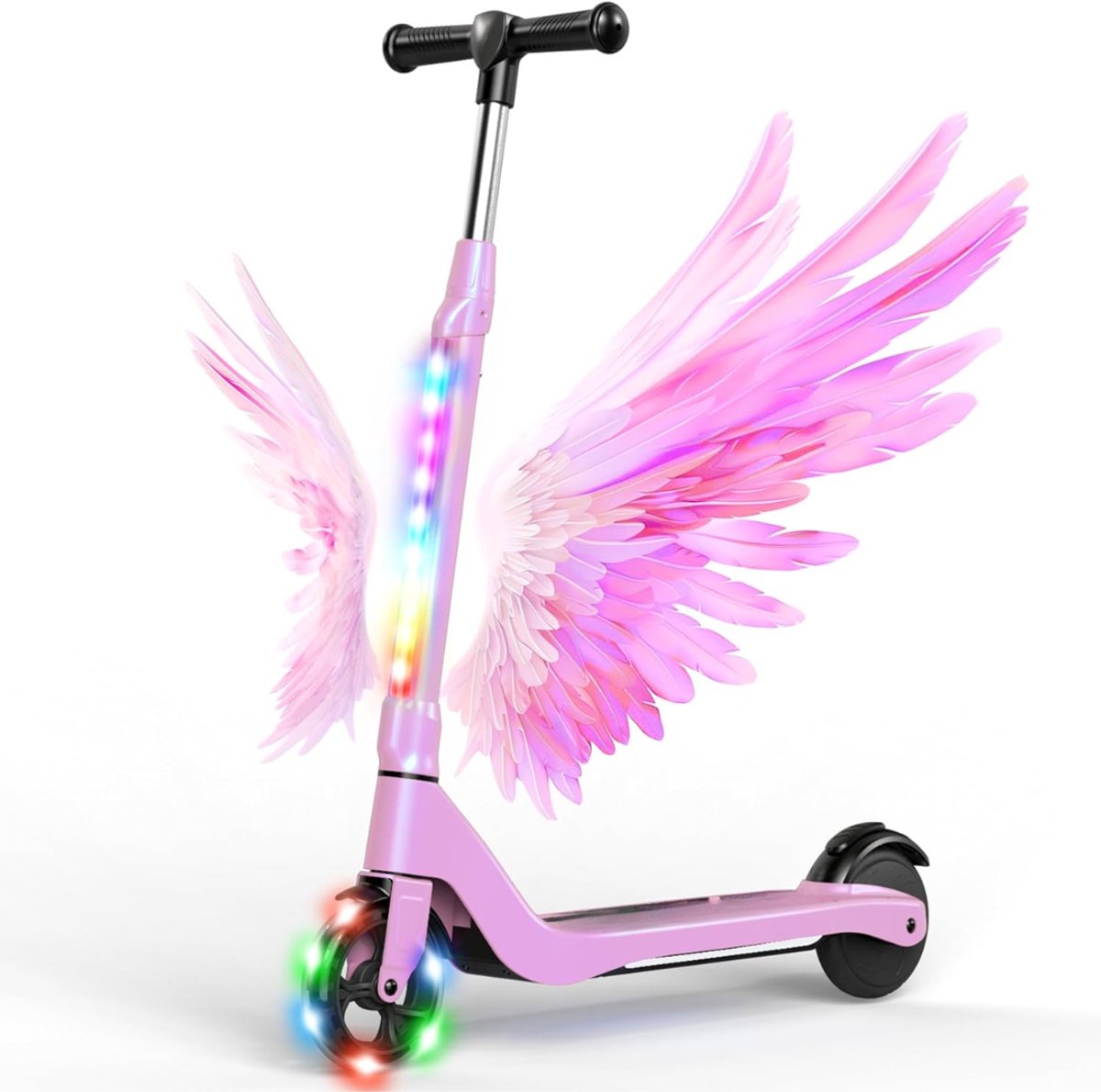 KIRA® Elektrische Step Voor Kinderen - Maximale Belasting 70kg - Elektrische Scooter - Scooter Voor Kinderen - Roze - 77cm x 33cm x 15cm