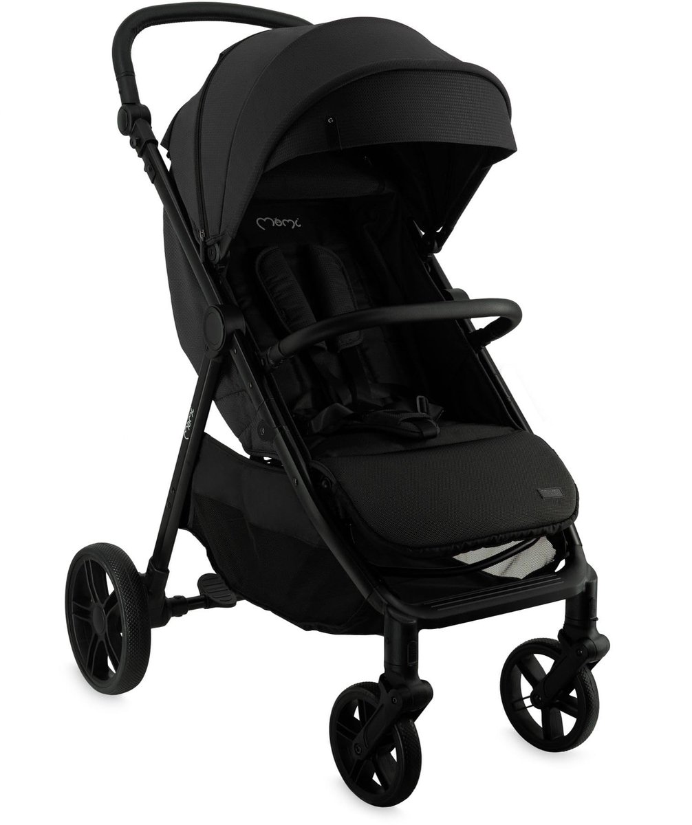 SnelShoppen - Kinderbuggy MoMi Clara, lichtgewicht kinderwagen voor kinderen vanaf 6 maanden, tot 22 kg, met 5-punts veiligheidsgordel, voetenzak, bek