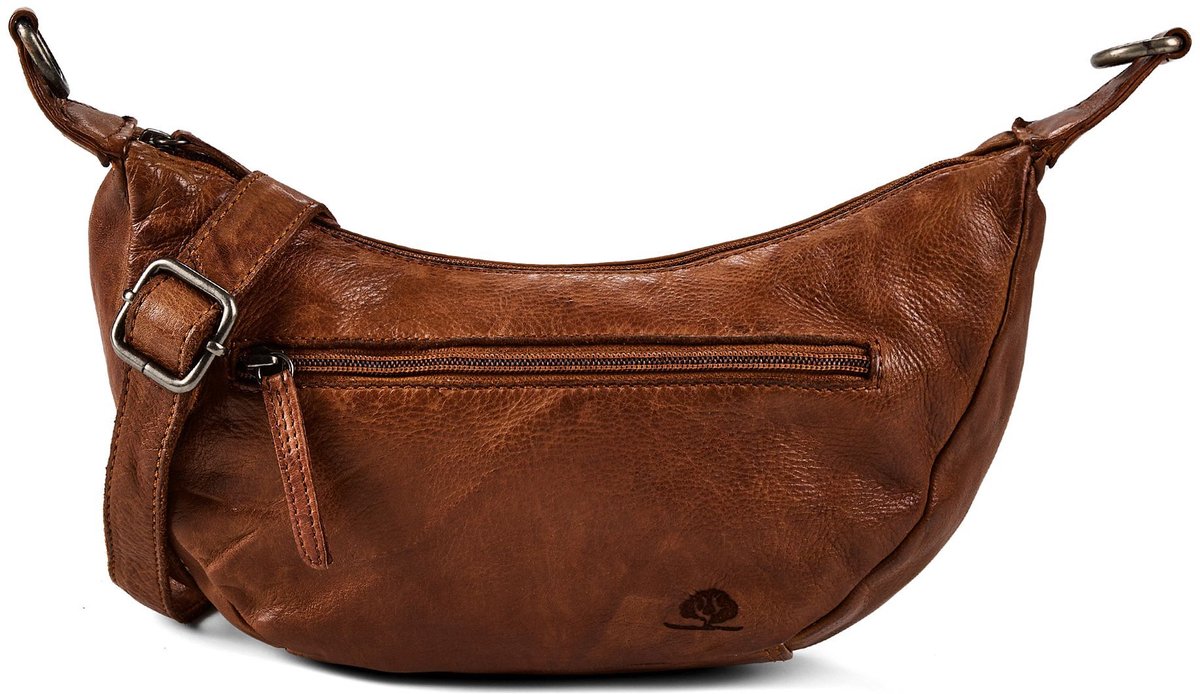 Greenburry Torro Lavado Crossbody tas Leder 31 cm - Dames - nut