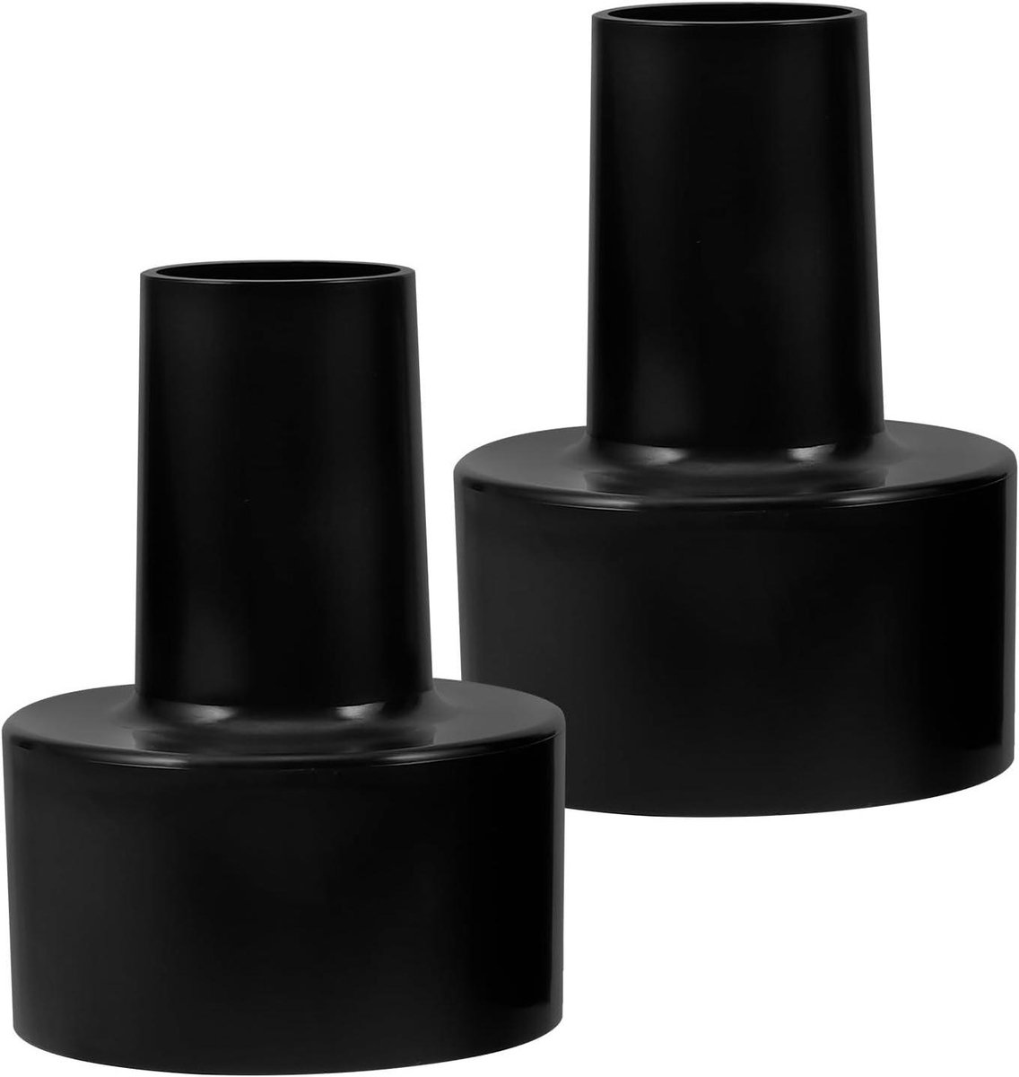Stofzuigerslang Adapter - Vacuümkoppeling Werkplaats - Grondig Schoonmaken - Eenvoudige Installatie - 2 Stuks - Zwart