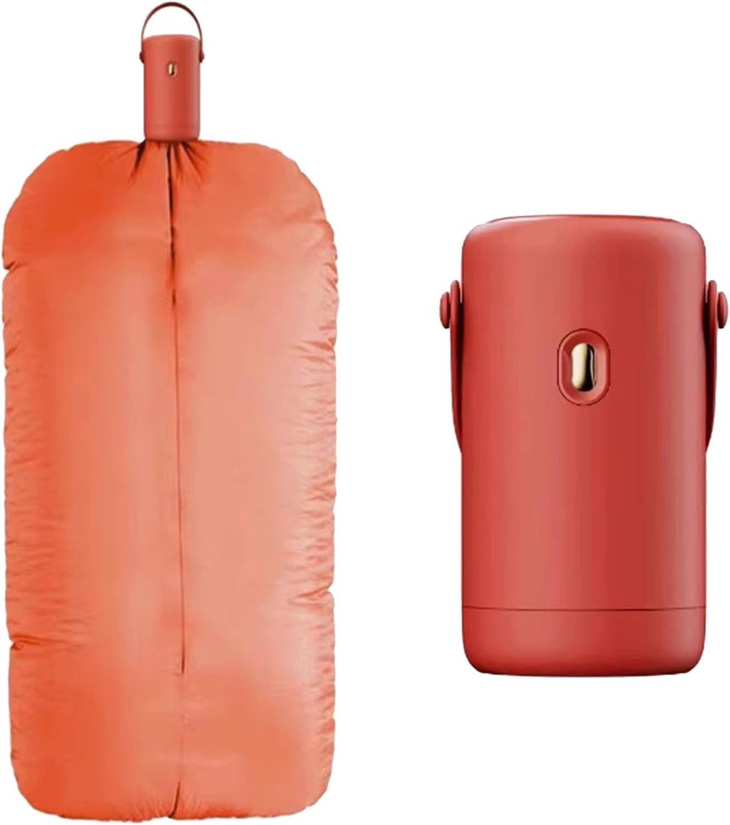 Mini Kledingdroger Draagbare Droger Snel Kleding Drogen Opvouwbaar Ontwerp Groot Formaat Oranje