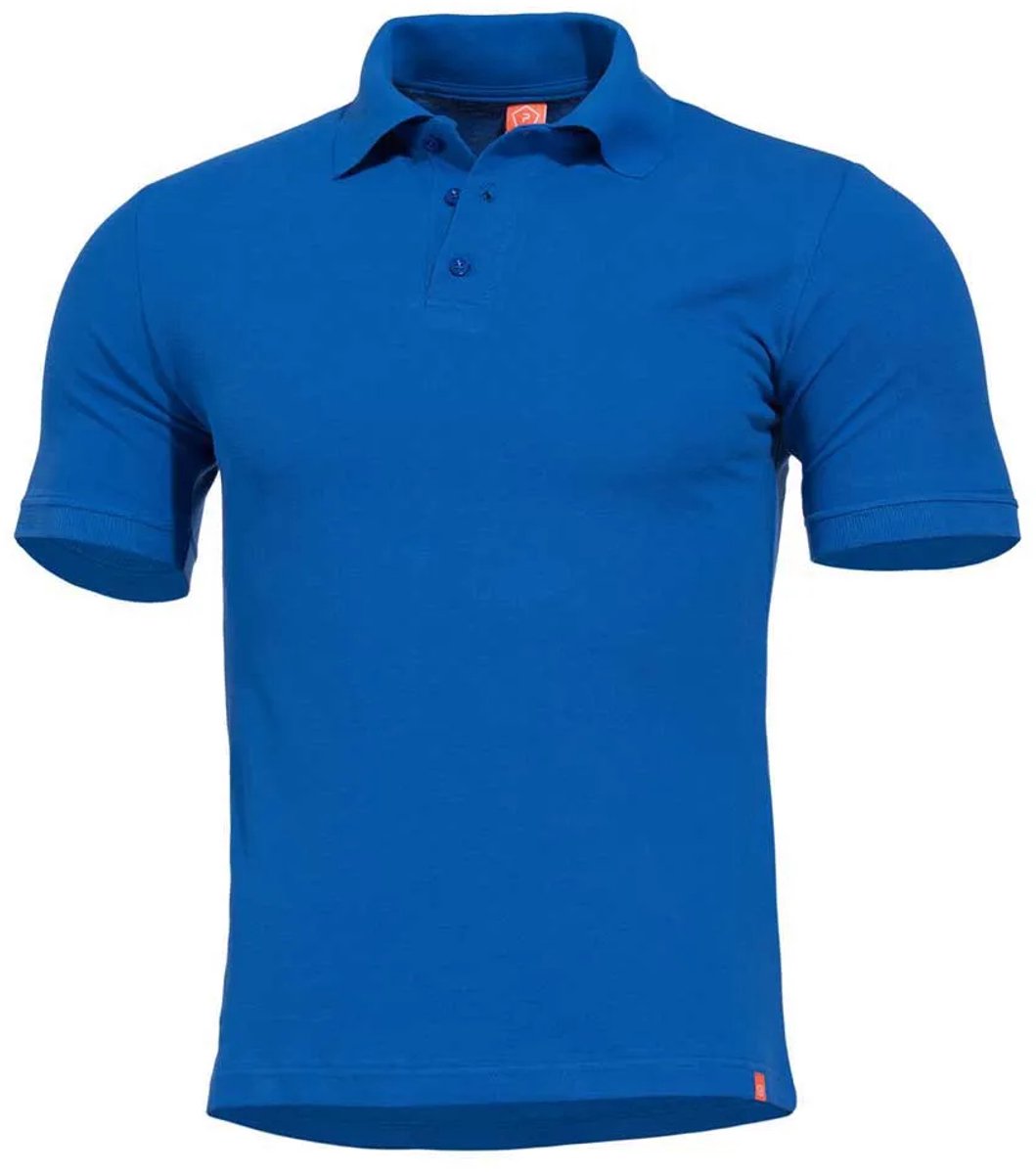 Pentagon Sierra Korte Mouw Poloshirt Blauw 4XL Man