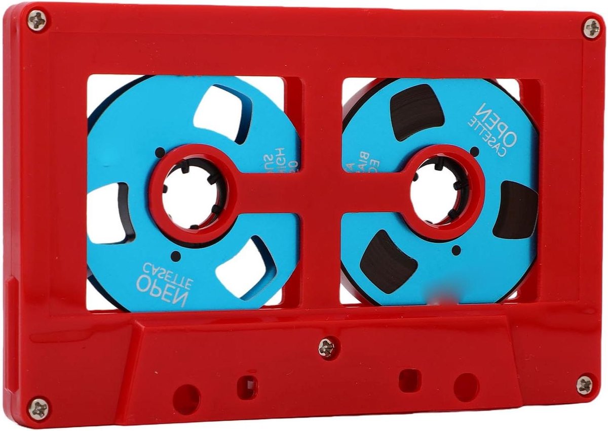 Geluidsopname Cassettebandje - Audio Tape - Muziek Opnemen - Visueel Effect - 50 Minuten - Zwart
