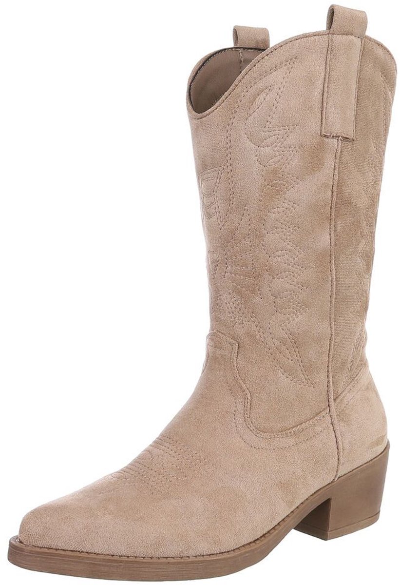 Dames cowboylaars - hoge schacht - casual gebruik Mt:36
