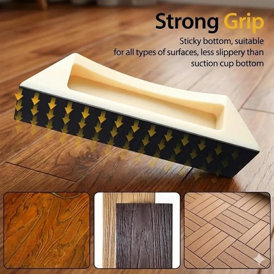 Vloer Reparatieset - Laminaat Fixer - Vloeren Uitlijnen - Zelfklevende Grip - 23 x 15 cm - Nylon — afbeelding 4