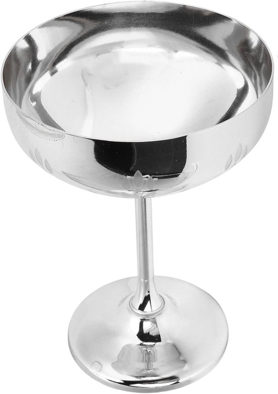 Metalen Beker - Roestvrij Stalen Cup - Drinken Genieten - Elegant Gegraveerd - 11 x 11 x 11 cm - Goud — afbeelding 5