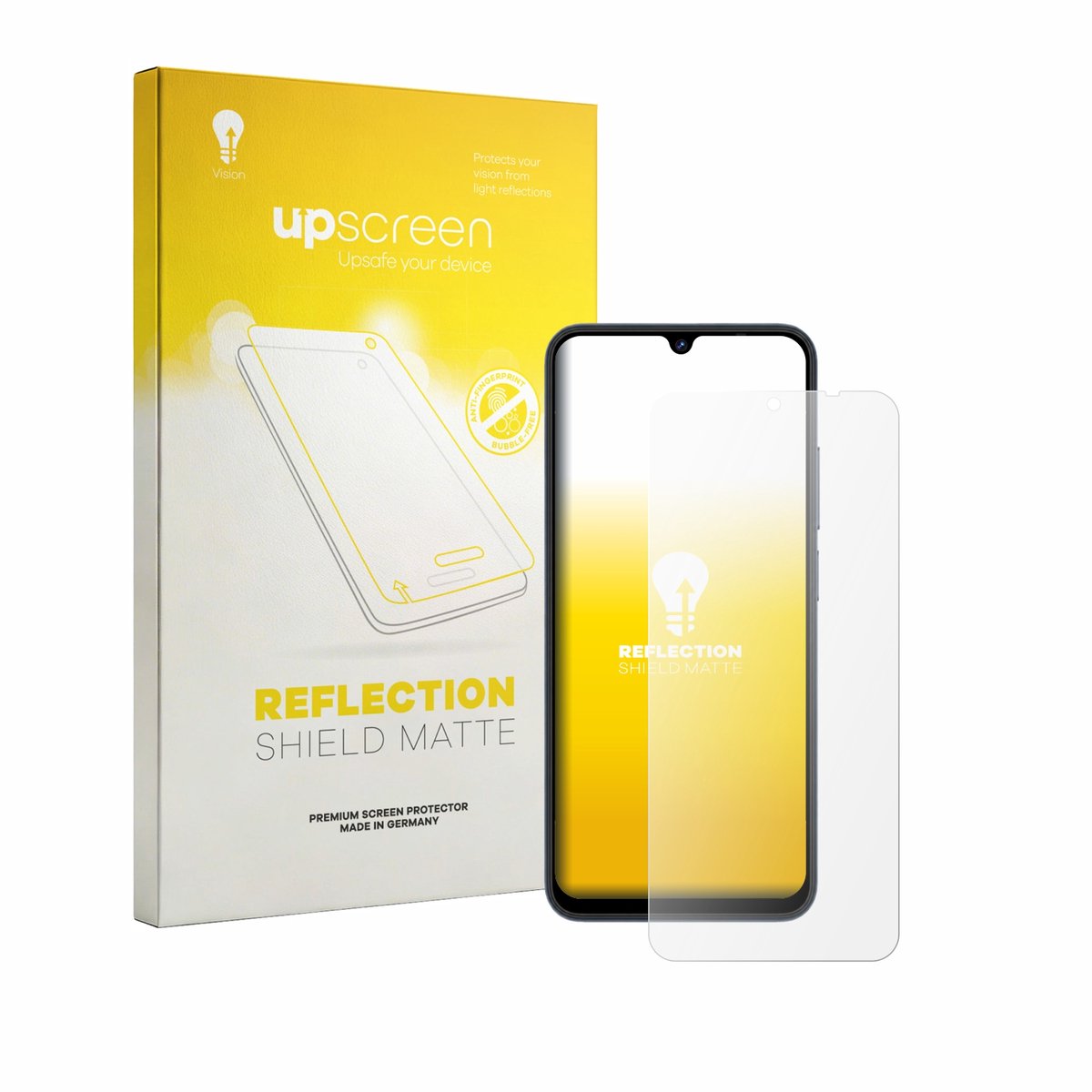 upscreen - Screenprotector voor Lagenio A12 Pro - Folie Beschermfolie anti glare matte