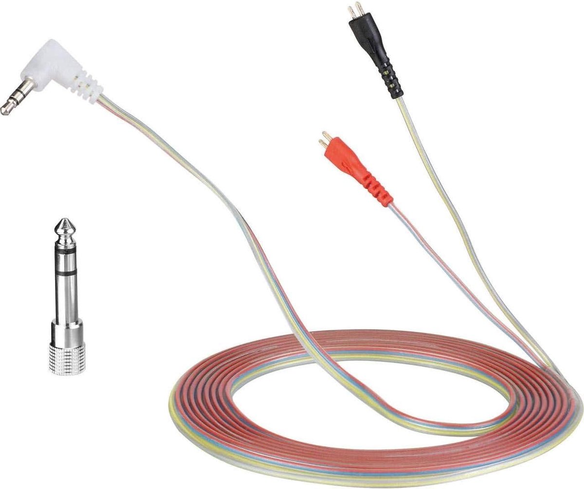 Hoofdtelefoon Kabel - Vervangende Kabel - Audio Verbinding - Rechte Stekker - 3 Meter - Transparant