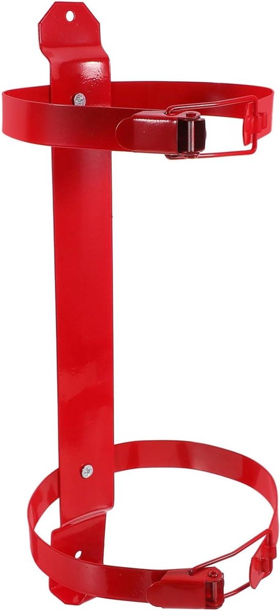 Brandblusser Houder - Brandblusser Beugel - Snelle Toegang - Verstelbare Pasvorm - 33.30X14.00X14.00CM - Rood