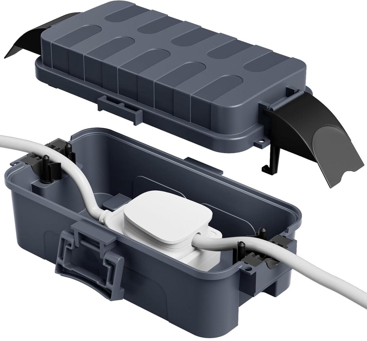 Weerbestendige Elektrische Box - Verdeelbox Buiten - Elektrische Aansluitingen Beveiligen - IP55 Waterdicht Ontwerp