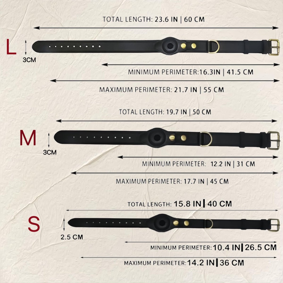 SnelShoppen - LiRui.R Hondenhalsband van Leer met Zachte Voering, Verstelbaar, Verliespreventie voor Kleine, Middelgrote en Grote Honden - Bruin, Maat