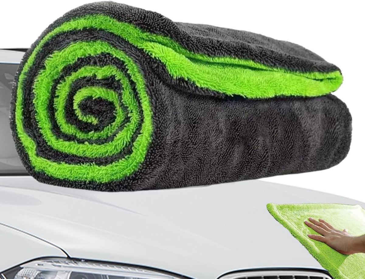 Autowashandjes - Reinigingsdoeken Stofdoeken - Auto Huis Schoonmaken - Verbeterd Absorptievermogen - 40 x 60 cm - Blauw