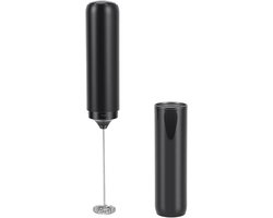 Draagbare Melkopschuimer - Elektrische Garde Koffie - Koffie Maken - Snel Romig Schuim - 22.5 cm - Zilver