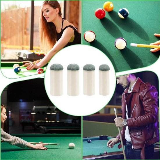 Pool Cue Tips: 40 stuks, Slip-on vervanging biljartkeuen, duurzaam biljart accessoire — afbeelding 5