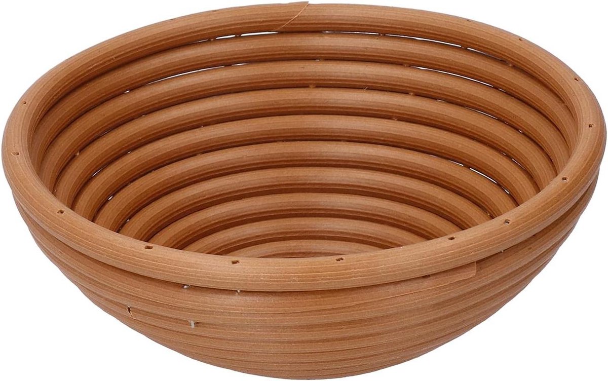 Broodrijsmand - Deegrijsmand Bakmand - Brood Bakken - Wasbaar Antiaanbakmateriaal - 16x16x7 cm - Niet gespecificeerd