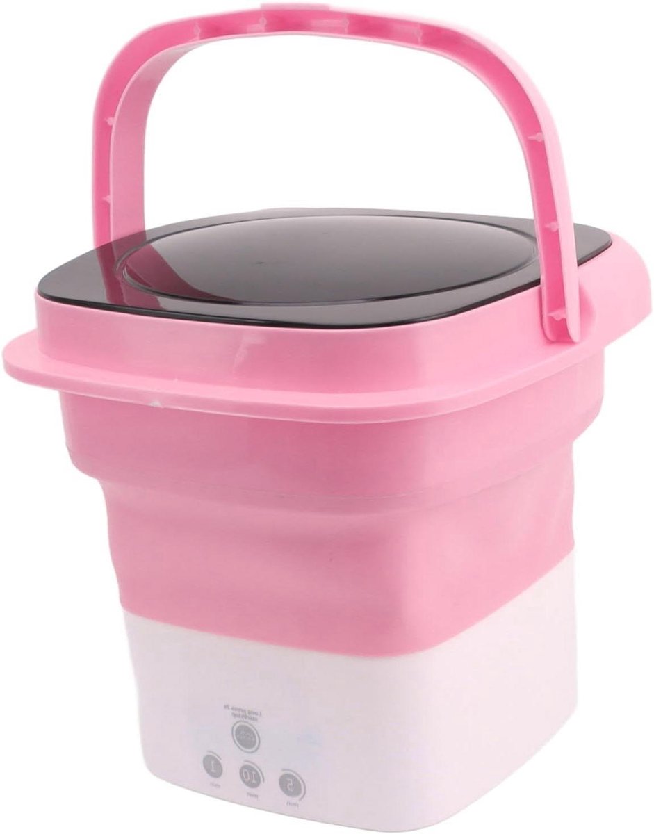 Opvouwbare Mini Wasmachine Draagbare Wasmachine Kleine Wasjes Dieptereiniging Functie 100-240V Wit