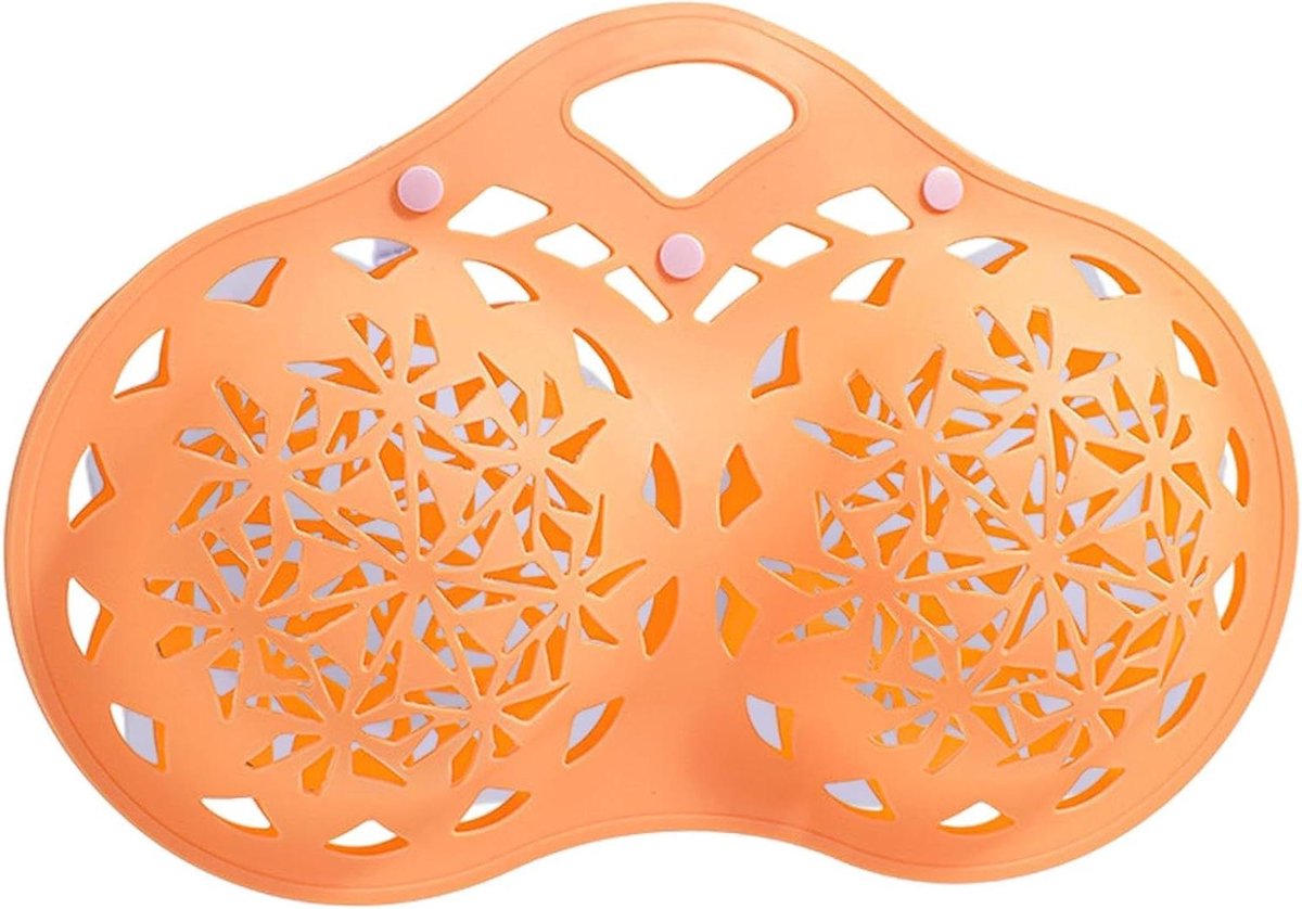 Waszak Beha - Ondergoed Beschermer - Delicates Wassen - Siliconen Mesh - 375 cm - Oranje