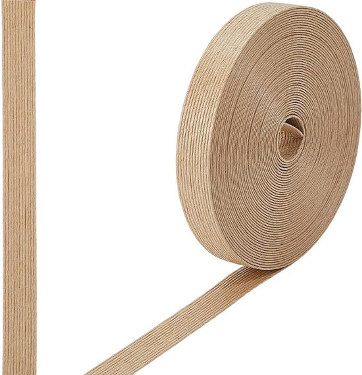 Papieren Rotan Weven - Papier Touw - 12-laags - 1,5 cm - Tarwe - Geweven Touw - Thuis Keuken Decoratie - DIY Ambachten Maken - Decor Mand - Bed Stoel Reparatie Benodigdheden - Geschikt voor diverse toepassingen - Bruin Natuurlijke Look