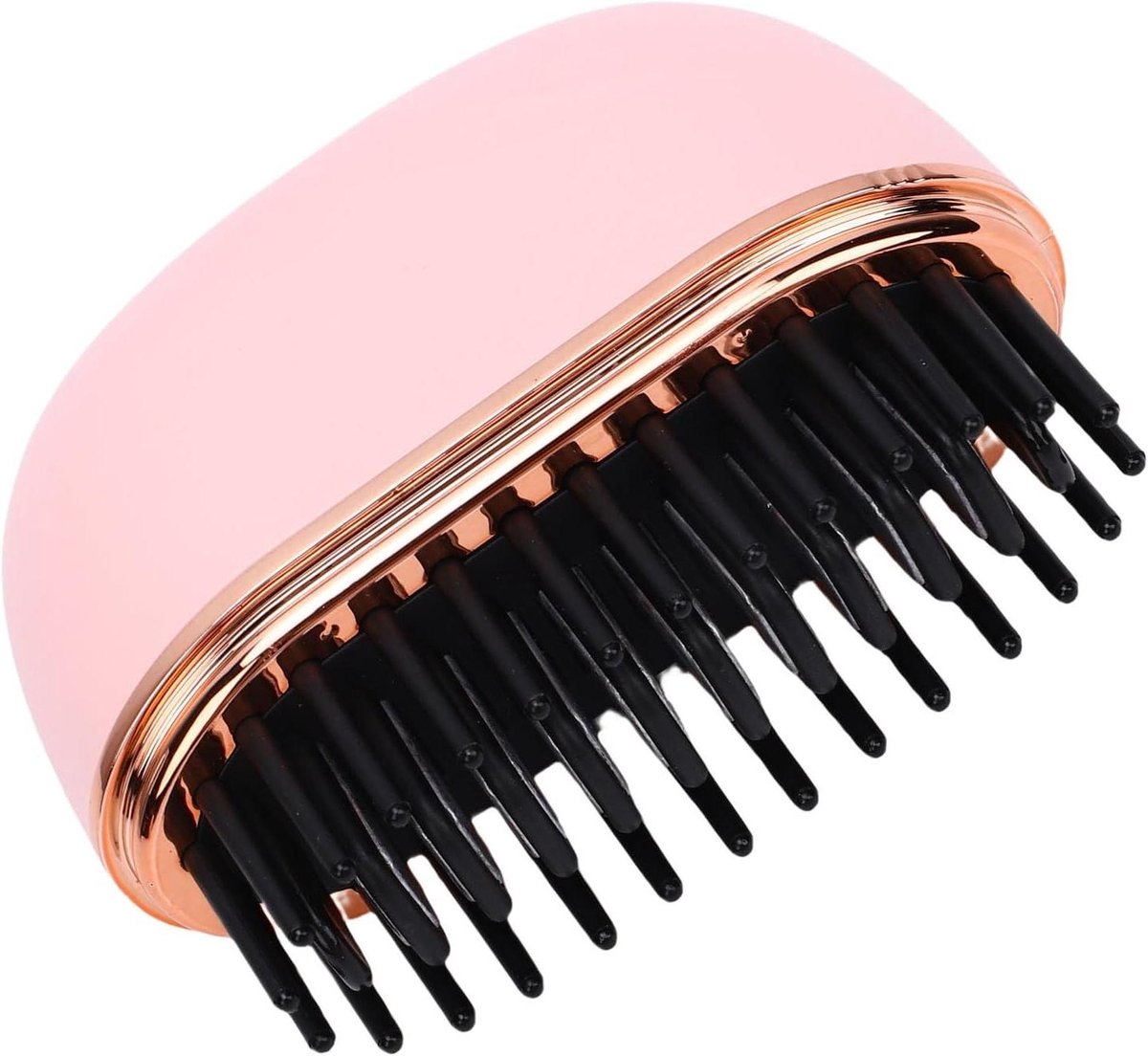 Draadloze Stijltang Borstel - Mini Hot Brush - Snel Haar Stylen - PTC Snelle Verwarming - 8.8 x 8.3 cm
