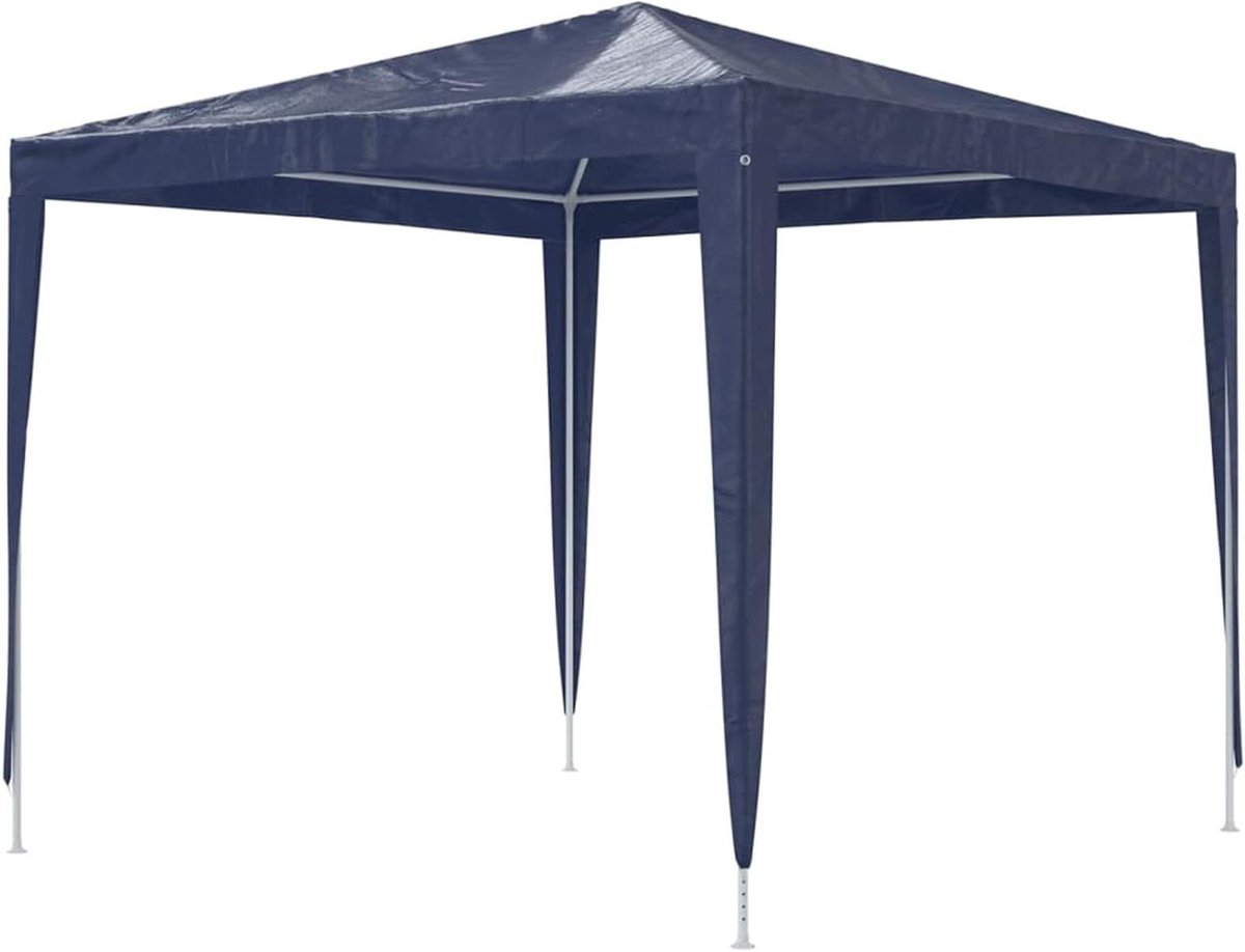 Partytent Blauw - Paviljoen Tent - Feest Buiten - Waterdicht PE Dak - 25 x 25 m - Blauw