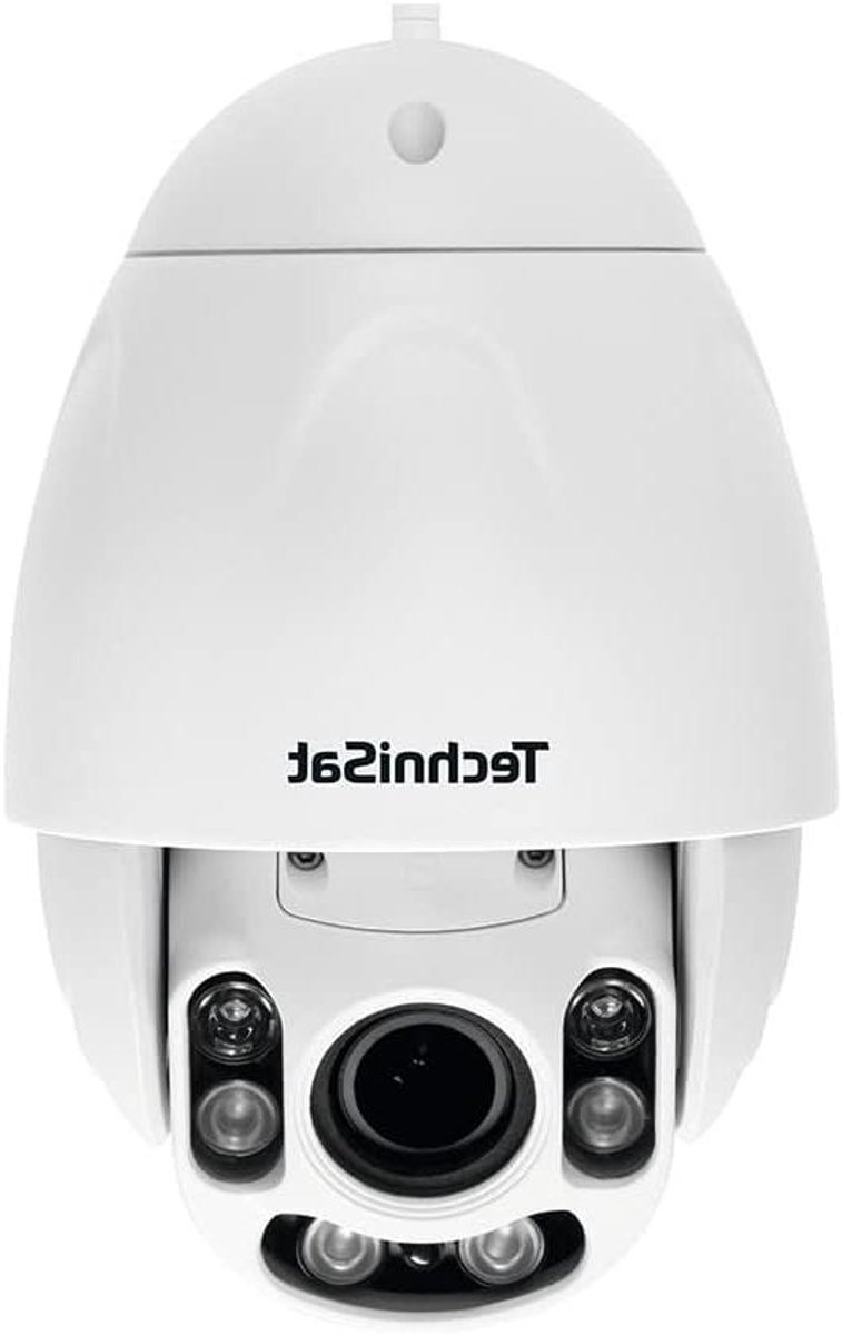 Buitencamera - IP Camera Dome - Beveiliging Huis - PTZ Functie Glaslens - 118 Graden Gezichtsveld - Wit