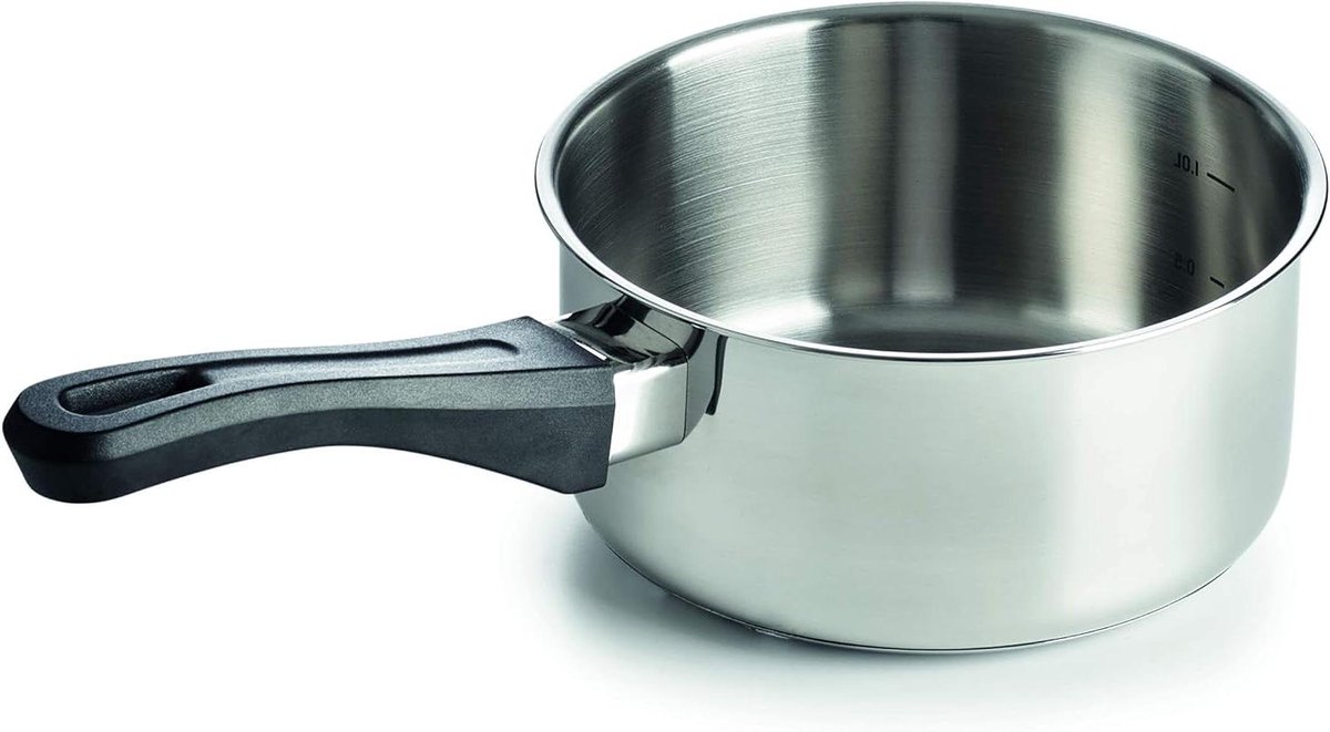 RVS Steelpan Kookpan Hapjespan Koken en Sudderen Ingekapselde Warmtebodem 20 cm Roestvrij Staal