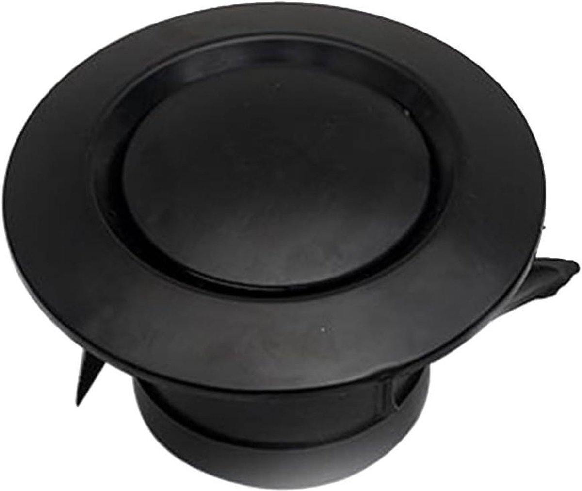 Ventilatierooster Afzuigkap Wand Luchtcirculatie Binnenshuis Verstelbaar Luchtvolume 75 mm Zwart