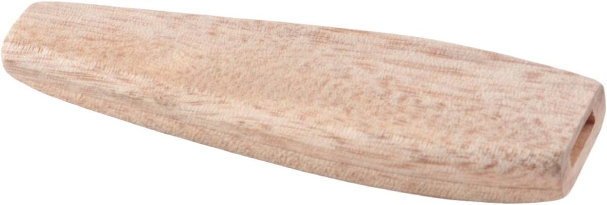 Houten Kazoo Fluit - Blaasinstrument Muziek - Muziek Maken - Lichtgewicht Draagbaar - 11 x 3 x 3 cm - Houtkleur