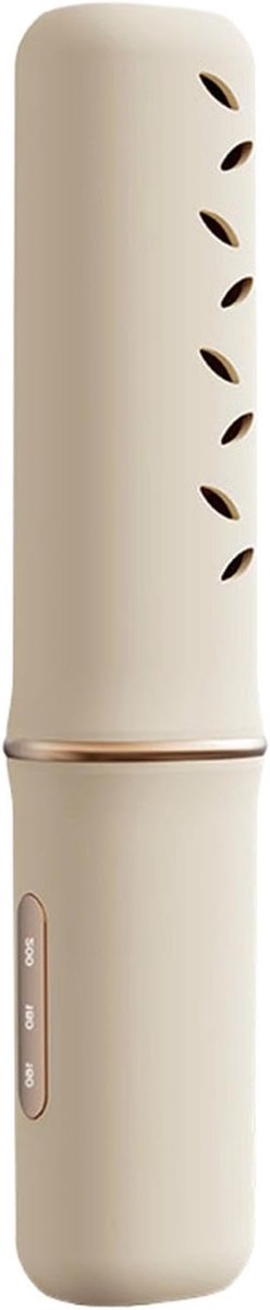 Draadloze Stijltangborstel - Stijlborstel Hot Comb - Haar Stylen - Negatieve Ionentechnologie - 3.5x19cm - Wit