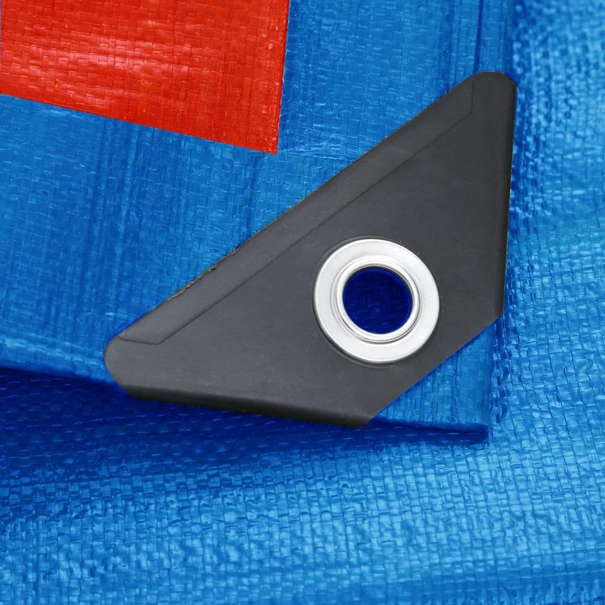 Afdekzeil met Oogjes - Zeildoek Waterdicht - Bescherming Buiten - Scheurweerstand Hoge Dichtheid - 1 x 2.9 m - Blauw