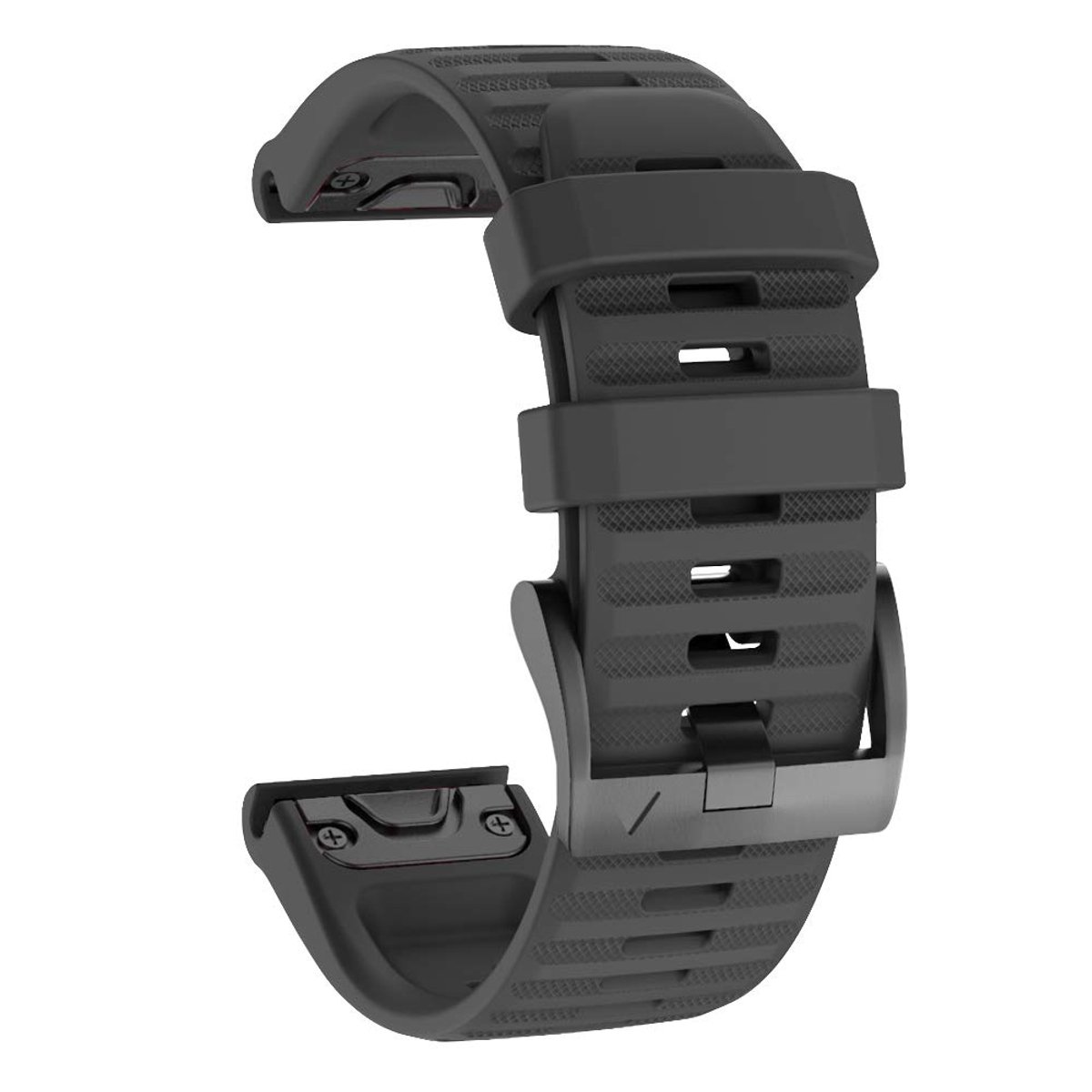 Dailygoods- Armband voor Garmin Fenix 6X - QuickFit 26 mm - Compatibel met Fenix 6X/6X Pro - Vervangende band - Eenvoudige installatie - Duurzaam materiaal - Horlogeband