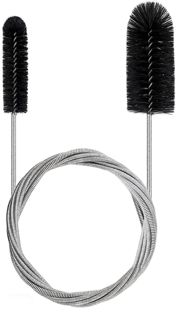 Dailygoods- Afvoerborstel 200 cm - Buisborstel - Slangborstel - Buisreinigingsborstel - Afvoerreiniger - Hoogwaardige nylon borstelharen - Buisreiniger