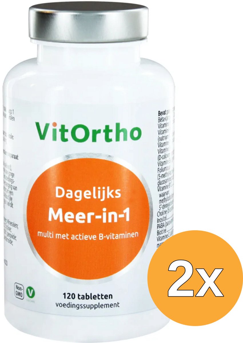 2x VitOrtho Meer in 1 dagelijks (120 tabletten)