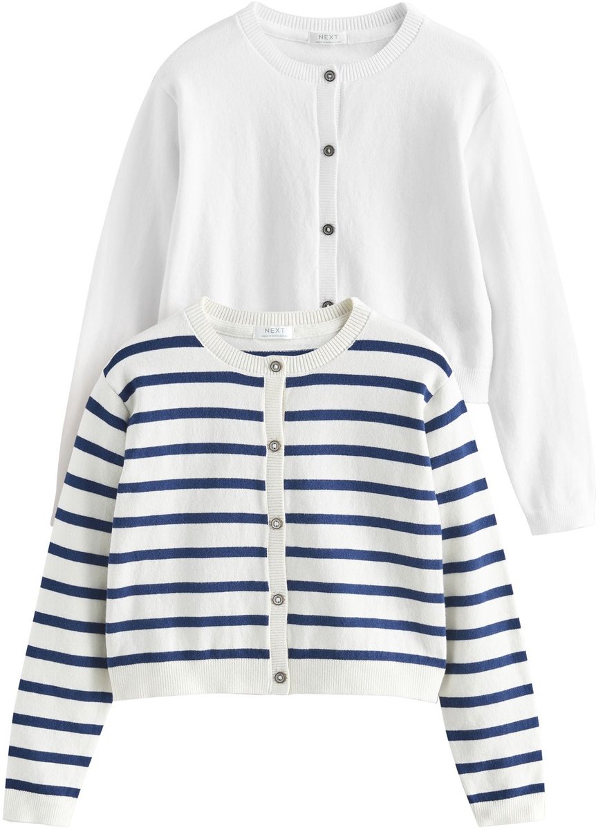Next - Meisjes - Set van 2 vesten - Wit