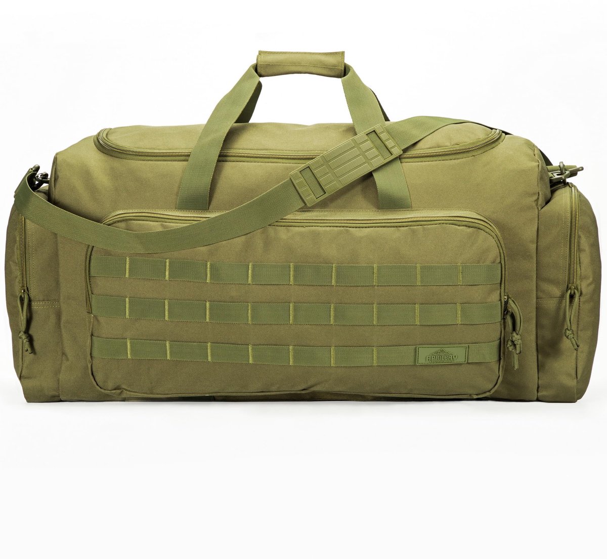 SnelShoppen - 60L Grote Reisbagage Duffel-tas, Duurzaam en Zwaarbelastbaar, Groen, Ideaal voor Sportuitrusting, Ski- en Hardware, 69cm x 30cm x 32cm