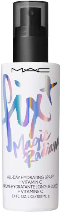 MAC Fix+ Magic Radiance spuitbus. All-Day Hydrating Spray + Vitamin C.